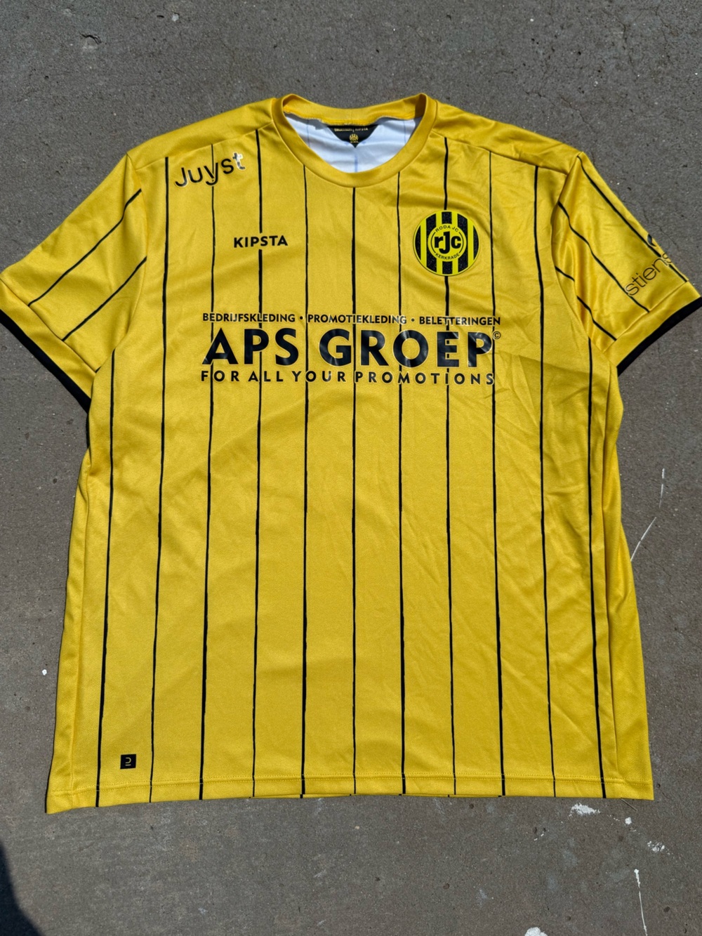 Yellow Kids' Short Sleeve Team Jersey